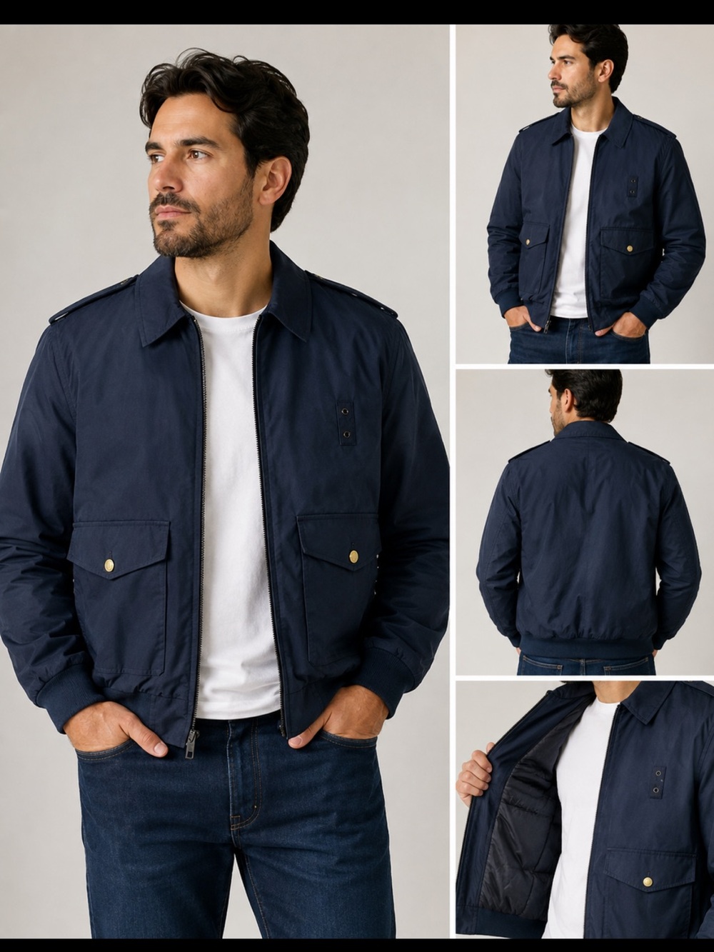 Flying Cross Thinsulate Insulation navy jacket size small